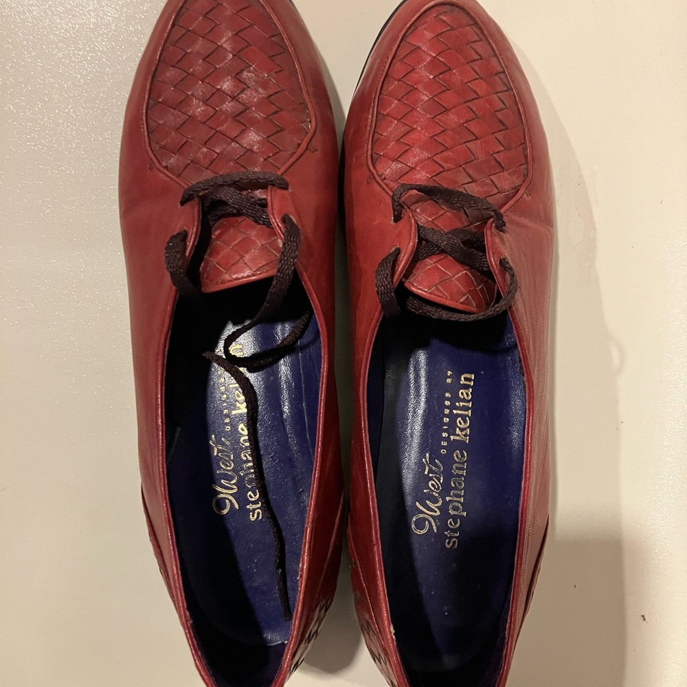 Stephane Kelian women’s Red Leather Shoes size 10m
